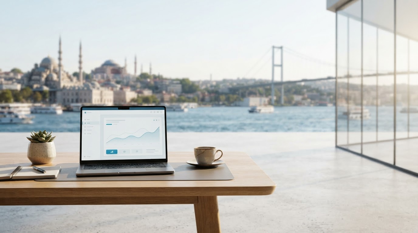 Varlaşım yapay zeka destekli veri analizi arayüzünü gösteren görsel